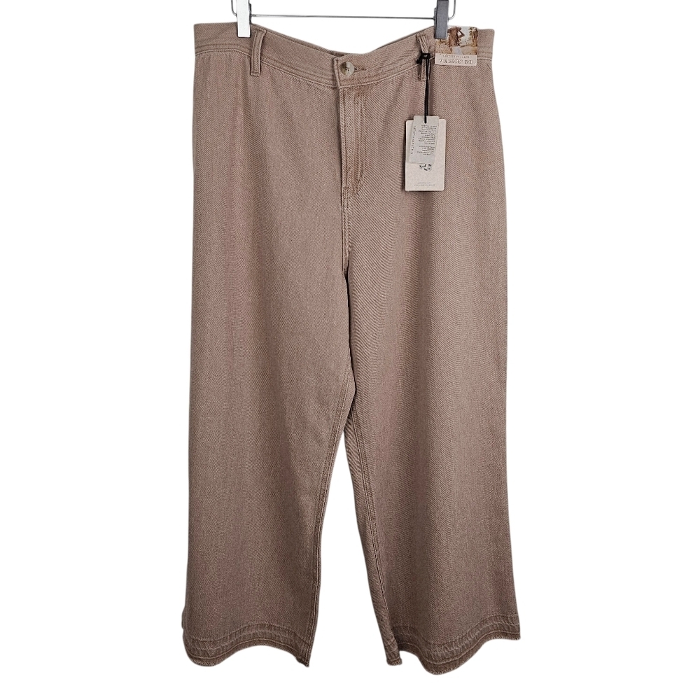 Sincerely Jules Wide Leg High Rise Cropped Pants NWT
